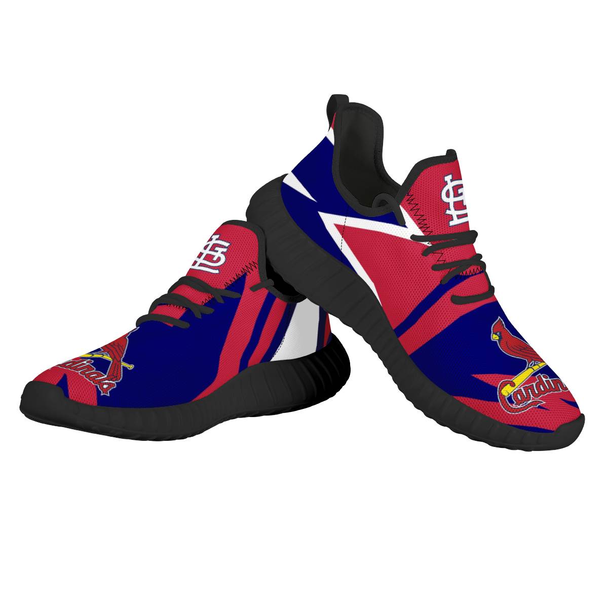 Women's St.Louis Cardinals Mesh Knit Sneakers/Shoes 004